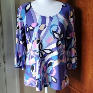 Alfred Dunner 2 piece set purple